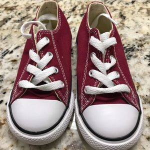 Toddler Burgundy All Star Low top